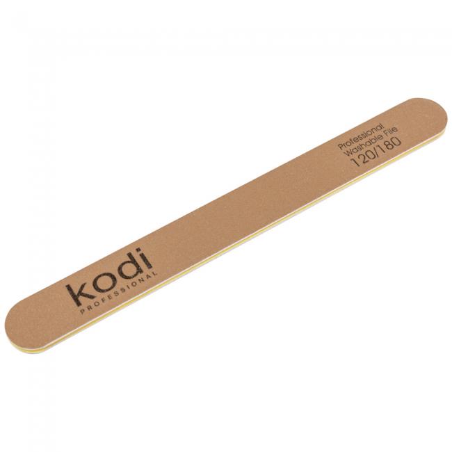 № 8 Straight Nail File 120/180 (Color: Golden, Size: 178/19/4)